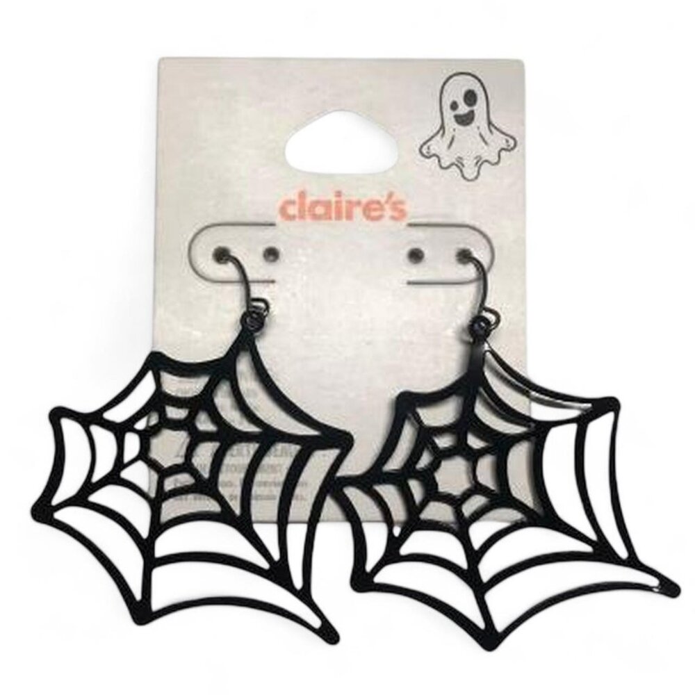 Claire’s Spiderweb Earrings